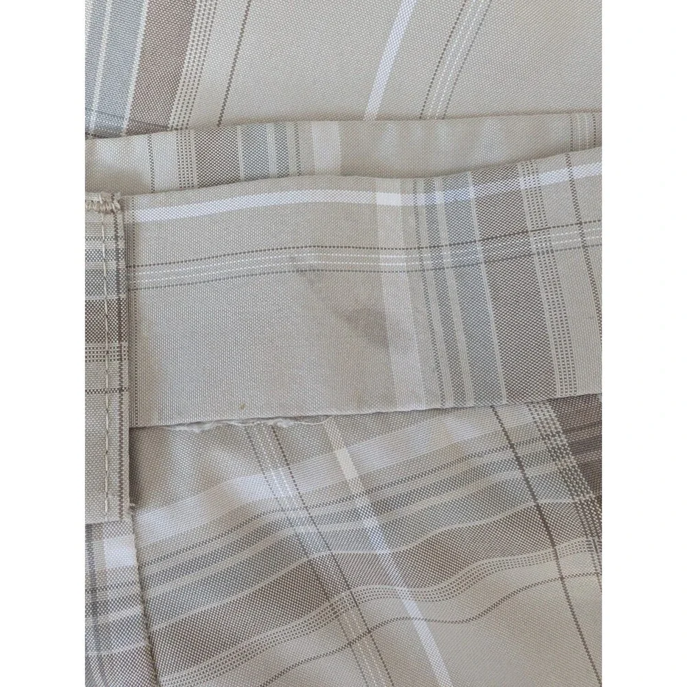 Ben Hogan Performance Shorts Men's Size 36 Beige Plaid Pockets Athleisure Golf
